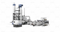 ALQ series stationary asphalt batching mixer plant