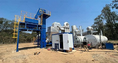 Drum mix asphalt plants machine in Guatemala