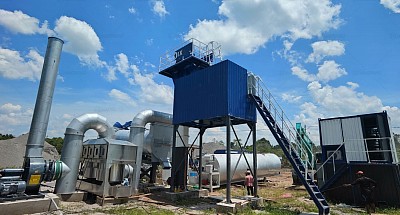 ALT80 drum mix plant in Malaysia – Simple Structure, Stronger Stability
