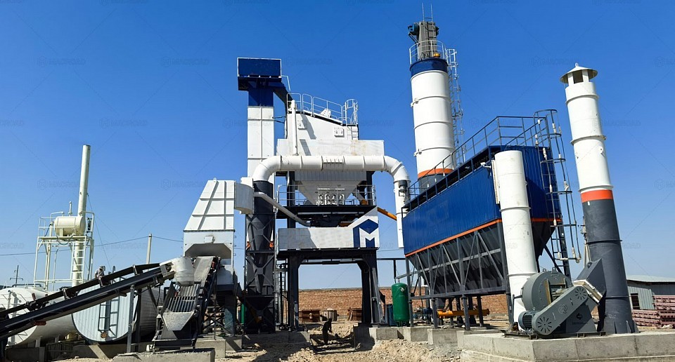 ALQ80 80tph hotmix plant 80tph fixed batch type in Batken